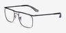 Ray-Ban RB6519 Noir MétalMontures de lunettes de vue d'EyeBuyDirect, Vue d'Angle