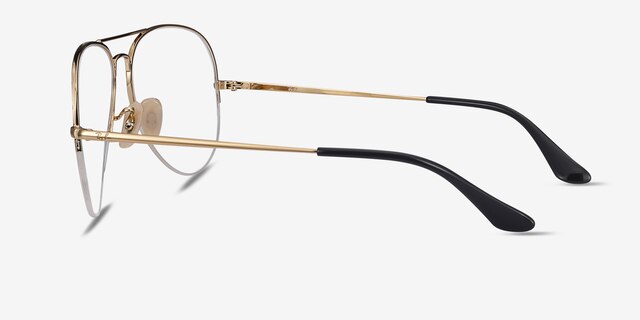 Ray-Ban RB6589 Black Gold MétalMontures de lunettes de vue d'EyeBuyDirect, Vue de Côté