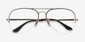 Ray-Ban RB6589 Black Gold MétalMontures de lunettes de vue d'EyeBuyDirect, Vue Rapprochée