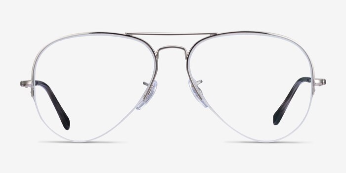 Ray-Ban RB6589 Silver Metal Eyeglass Frames from EyeBuyDirect
