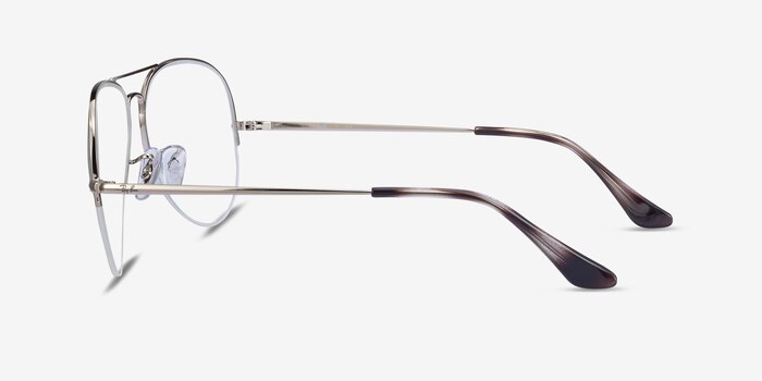 Ray-Ban RB6589 Silver Metal Eyeglass Frames from EyeBuyDirect