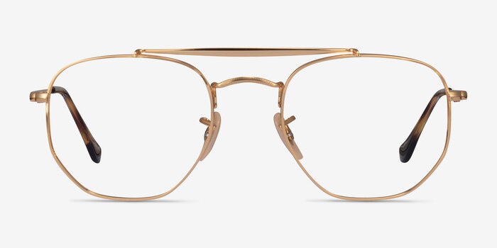 Ray-Ban RB3648V Gold Metal Eyeglass Frames from EyeBuyDirect