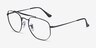 Ray-Ban RB3648V Black MetalEyeglass Frames from EyeBuyDirect, Angle View