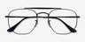 Ray-Ban RB3648V Black MetalEyeglass Frames from EyeBuyDirect, Closed View