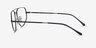 Ray-Ban RB6455 Black MetalEyeglass Frames from EyeBuyDirect, Side View