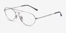 Ray-Ban RB6454 Argenté MétalMontures de lunettes de vue d'EyeBuyDirect, Vue d'Angle