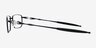Oakley Quter Foil Navy MetalEyeglass Frames from EyeBuyDirect, Side View