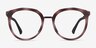 Oakley Top Knot Matte Rose & Tortoise AcétateMontures de lunettes de vue d'EyeBuyDirect, Vue de Face