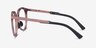 Oakley Top Knot Matte Rose & Tortoise AcétateMontures de lunettes de vue d'EyeBuyDirect, Vue de Côté
