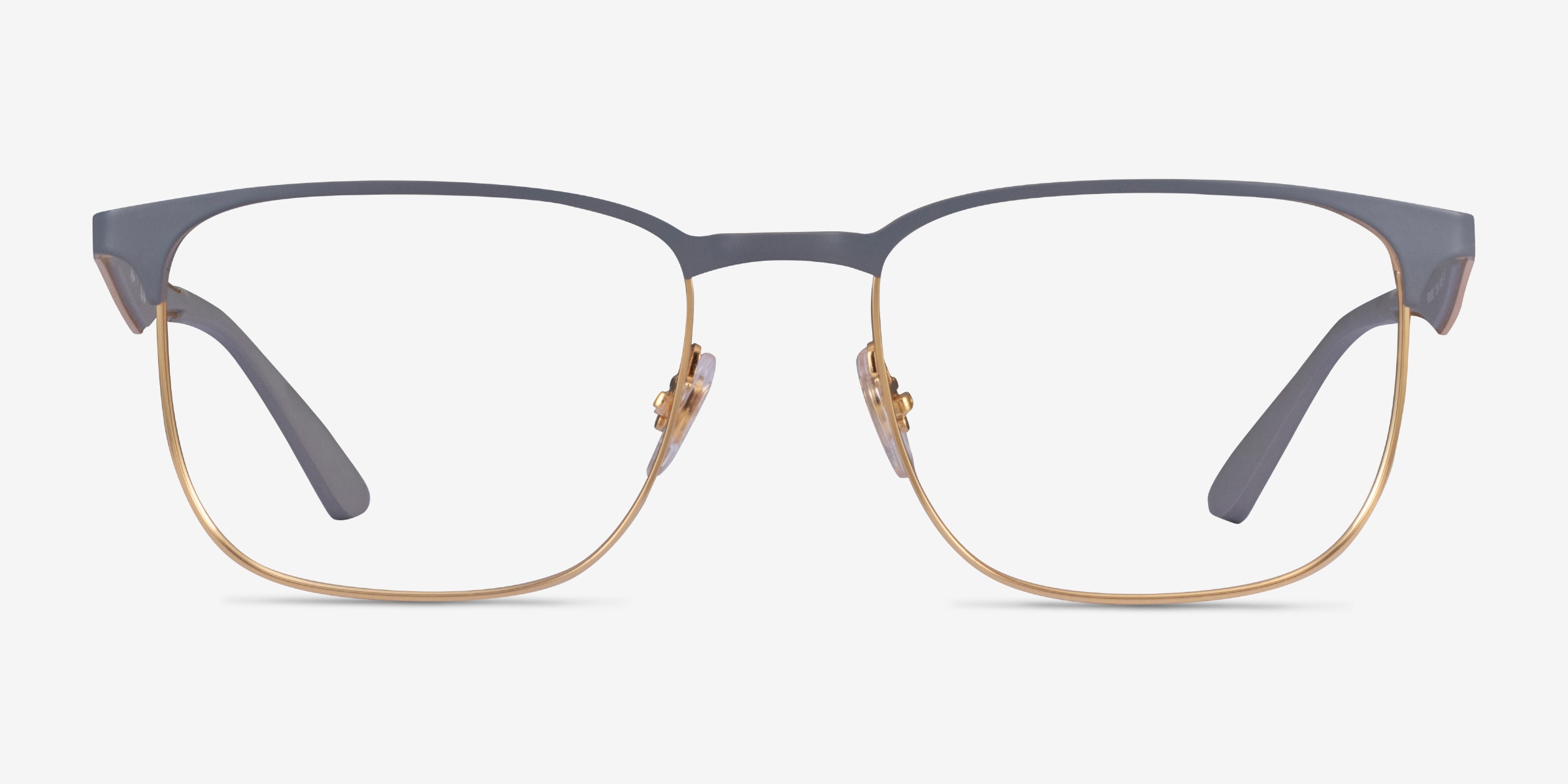 Ray-Ban RB6363 - Square Light Purple Gold Frame Eyeglasses