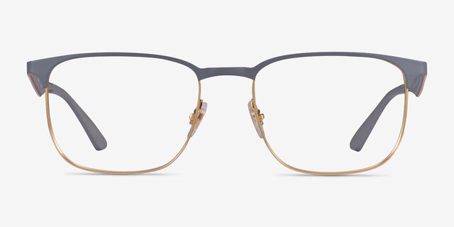 Ray-Ban RB6363 Light Purple Gold MetalEyeglass Frames from EyeBuyDirect, Front View