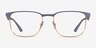 Ray-Ban RB6363 Light Purple Gold MetalEyeglass Frames from EyeBuyDirect, Front View