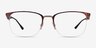 Ray-Ban RB6433 Tortoise Gold MetalEyeglass Frames from EyeBuyDirect, Front View