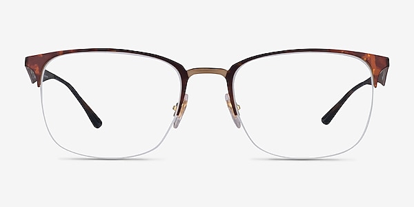 Ray-Ban RB6433 Tortoise Gold Metal Eyeglass Frames