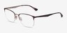 Ray-Ban RB6433 Tortoise Gold MetalEyeglass Frames from EyeBuyDirect, Angle View