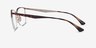 Ray-Ban RB6433 Tortoise Gold MetalEyeglass Frames from EyeBuyDirect, Side View