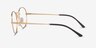 Ray-Ban RB6439 Gold MetalEyeglass Frames from EyeBuyDirect, Side View