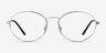 Ray-Ban RB6439 Silver MetalEyeglass Frames from EyeBuyDirect, Front View