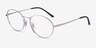 Ray-Ban RB6439 Silver MetalEyeglass Frames from EyeBuyDirect, Angle View