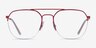 Ray-Ban RB6444 Red MetalEyeglass Frames from EyeBuyDirect, Front View