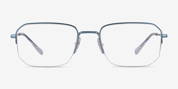 Ray-Ban RB6449 Blue Metal Eyeglass Frames from EyeBuyDirect