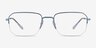 Ray-Ban RB6449 Blue MetalEyeglass Frames from EyeBuyDirect, Front View