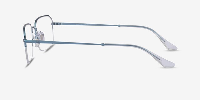 Ray-Ban RB6449 Blue MetalEyeglass Frames from EyeBuyDirect, Side View