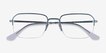 Ray-Ban RB6449 Blue MetalEyeglass Frames from EyeBuyDirect, Closed View