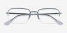 Ray-Ban RB6449 Blue MetalEyeglass Frames from EyeBuyDirect, Closed View