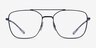 Ray-Ban RB6450 Navy MetalEyeglass Frames from EyeBuyDirect, Front View