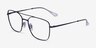 Ray-Ban RB6450 Navy MetalEyeglass Frames from EyeBuyDirect, Angle View