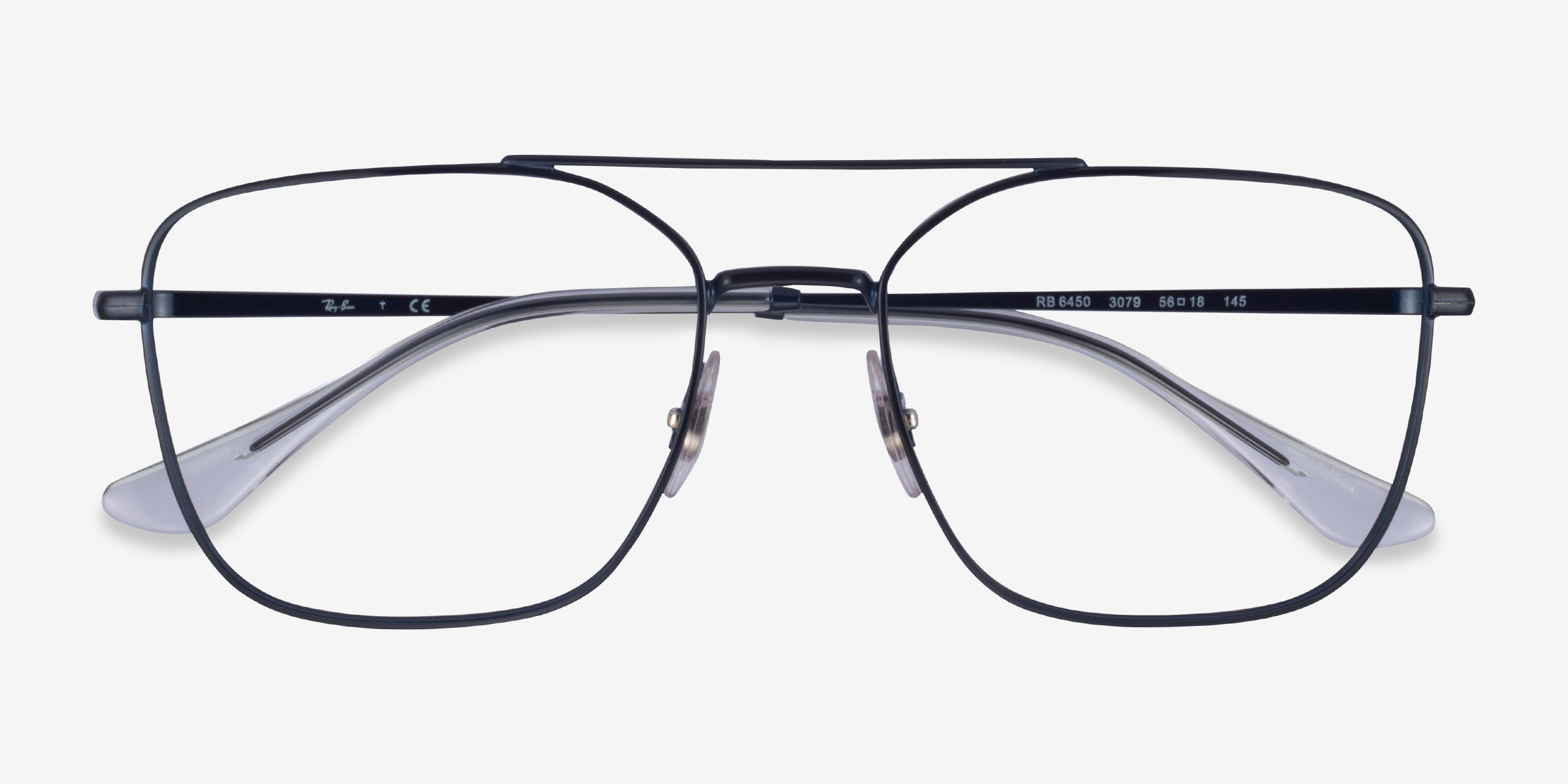 Ray-Ban RB6450 - Aviator Navy Frame Eyeglasses | Eyebuydirect