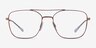 Ray-Ban RB6450 Brown MetalEyeglass Frames from EyeBuyDirect, Front View