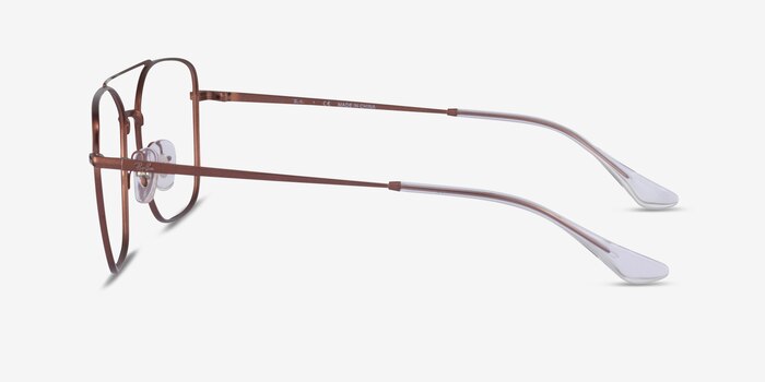 Ray-Ban RB6450 Brown Metal Eyeglass Frames from EyeBuyDirect