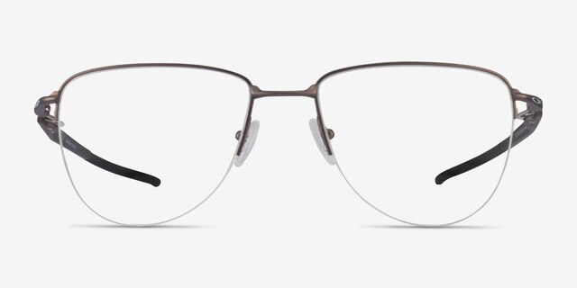 Oakley Plier Gunmetal TitaniumMontures de lunettes de vue d'EyeBuyDirect, Vue de Face