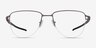 Oakley Plier Gunmetal TitaniumMontures de lunettes de vue d'EyeBuyDirect, Vue de Face