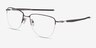 Oakley Plier Gunmetal TitaniumMontures de lunettes de vue d'EyeBuyDirect, Vue d'Angle