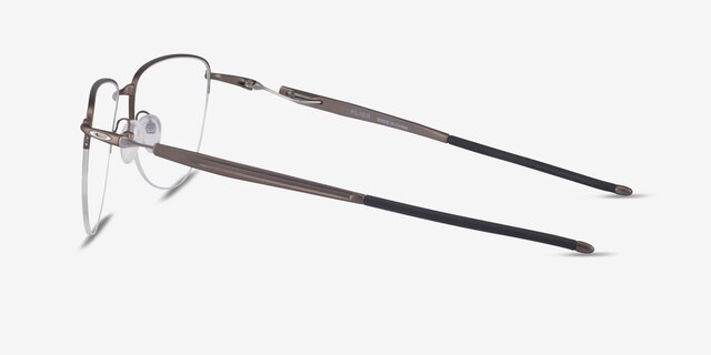 Oakley Plier Gunmetal TitaniumMontures de lunettes de vue d'EyeBuyDirect, Vue de Côté