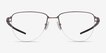 Oakley Plier Bronze TitaniumEyeglass Frames from EyeBuyDirect, Front View