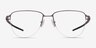 Oakley Plier Bronze TitaniumEyeglass Frames from EyeBuyDirect, Front View