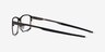 Oakley Base Plane Gunmetal MetalEyeglass Frames from EyeBuyDirect, Side View