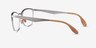 Ray-Ban RB6345 Silver MetalEyeglass Frames from EyeBuyDirect, Side View