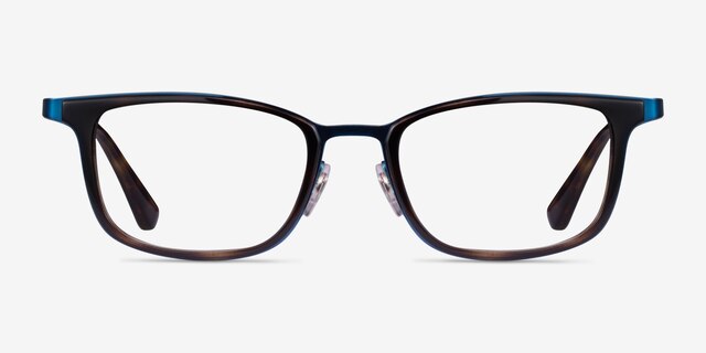 Ray-Ban RB6373M Tortoise Blue AcetateEyeglass Frames from EyeBuyDirect, Front View