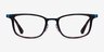 Ray-Ban RB6373M Tortoise Blue AcetateEyeglass Frames from EyeBuyDirect, Front View