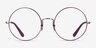 Ray-Ban RB6392 Purple Silver MetalEyeglass Frames from EyeBuyDirect, Front View