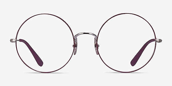 Ray-Ban RB6392 Purple Silver Metal Eyeglass Frames