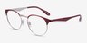 Ray-Ban RB6406 Red MetalEyeglass Frames from EyeBuyDirect, Angle View