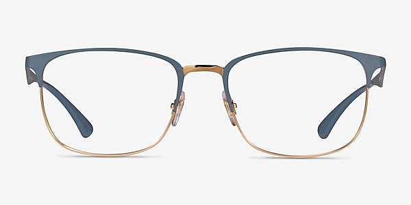 Ray-Ban RB6421 Gray Gold Metal Eyeglass Frames