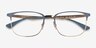 Ray-Ban RB6421 Gray Gold MetalEyeglass Frames from EyeBuyDirect, Closed View