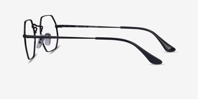 Ray-Ban RB6456 Black MetalEyeglass Frames from EyeBuyDirect, Side View